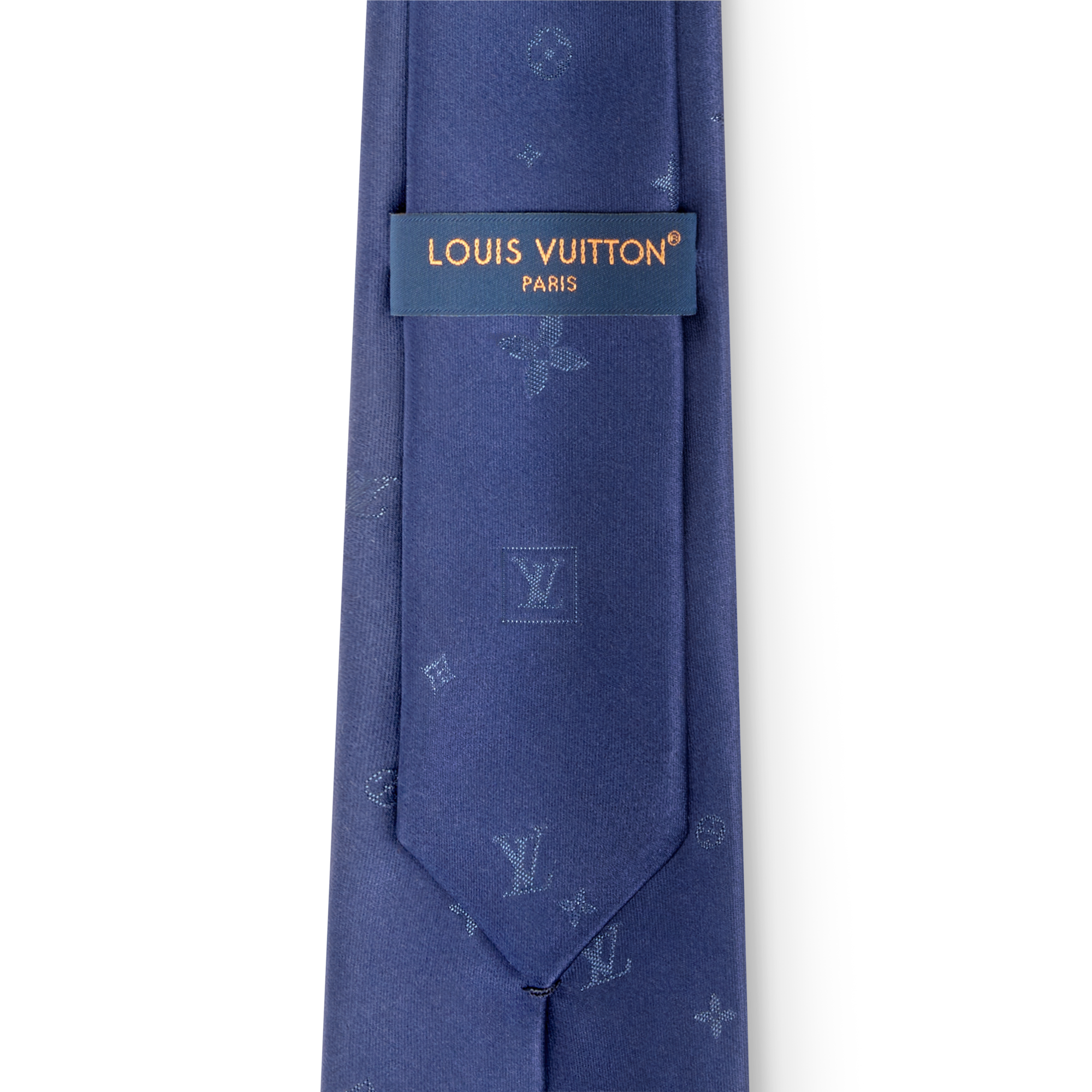 LV Interlocked Tie - Luxury S00 Blue | LOUIS VUITTON